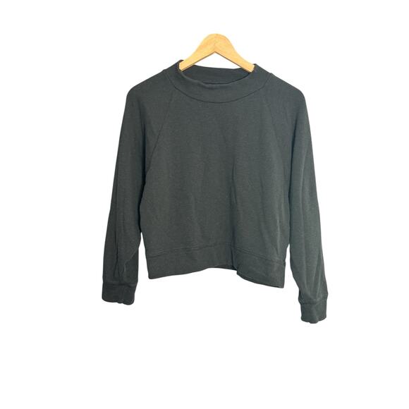 Chasor Cashmere Blend Black Long Sleeve Sweatshirt Size Small - Picture 1 of 6